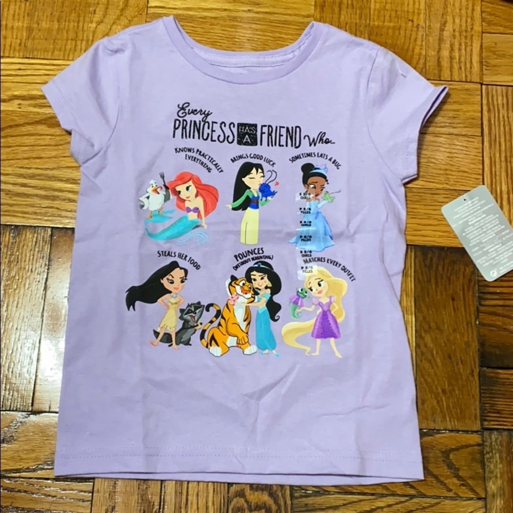 NWT Disney purple shirt size: 5/6 - Picture 1 of 4